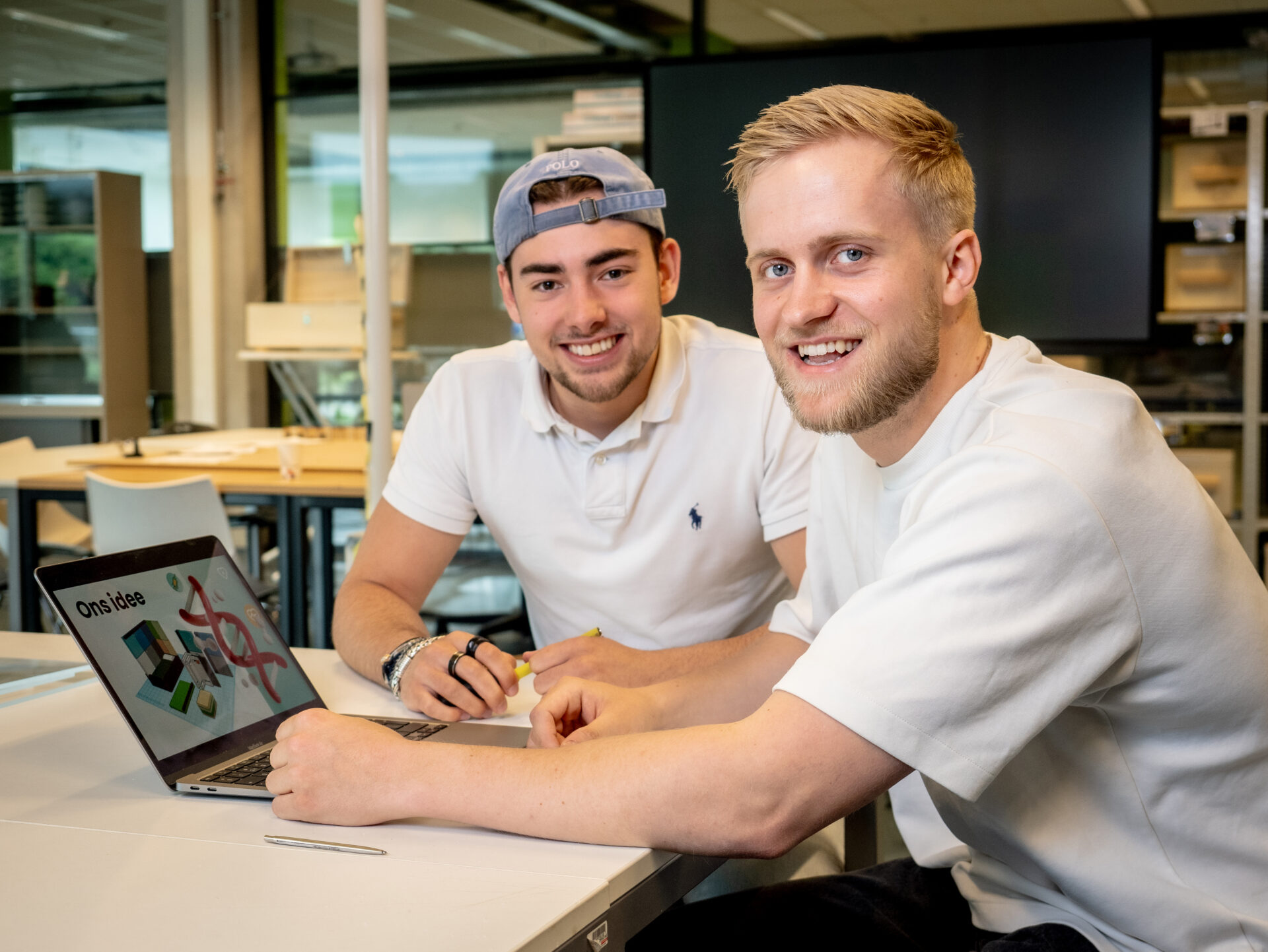 studenten creatieve technologie